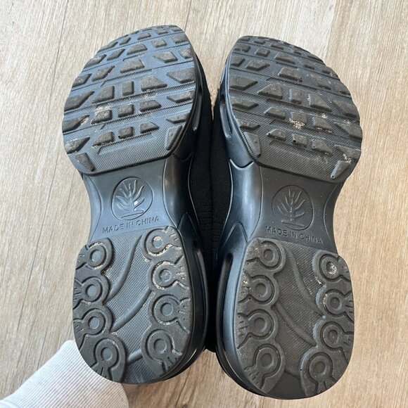 Unisex Black Slip On Work Shoes - W10 / M8 - Picture 9 of 9